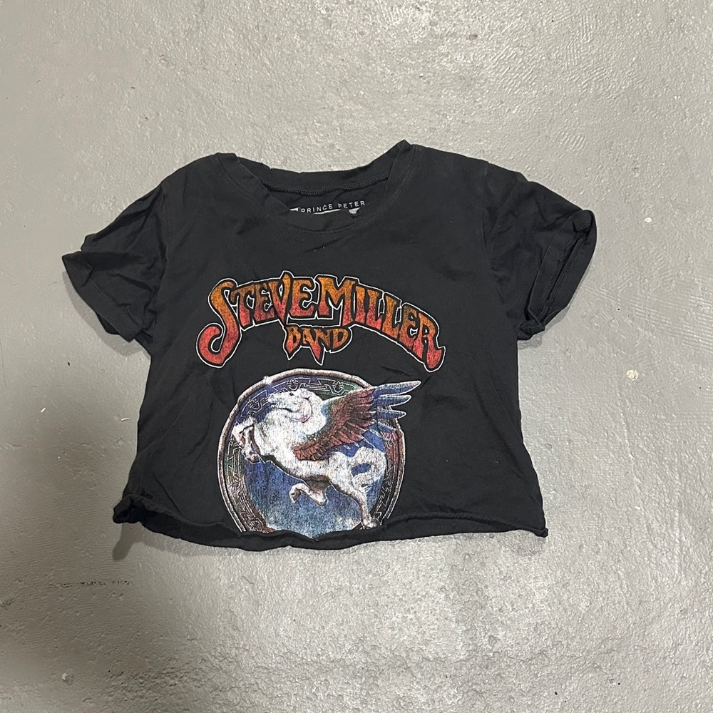 Prince Peter Collection Black Graphic Tee women’s xs